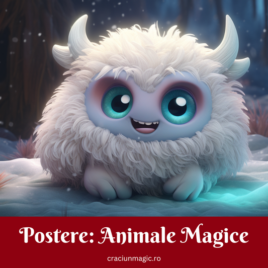 Postere digitale gata de printat: Animale Magice