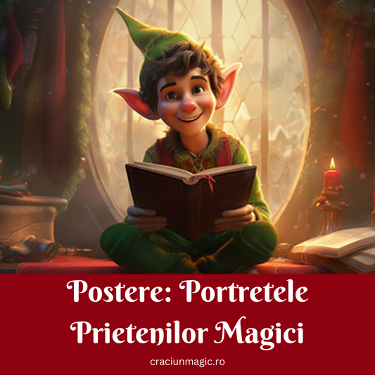 Postere digitale gata de printat: Portretele Prietenilor Magici